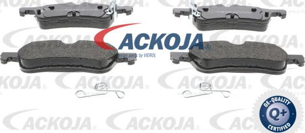 ACKOJA A26-0244 - Комплект спирачно феродо, дискови спирачки vvparts.bg