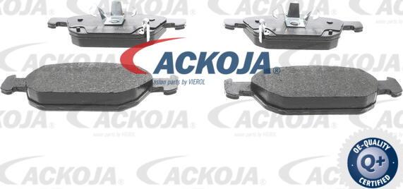 ACKOJA A26-0246 - Комплект спирачно феродо, дискови спирачки vvparts.bg