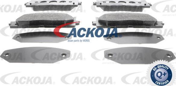 ACKOJA A70-0091 - Комплект спирачно феродо, дискови спирачки vvparts.bg