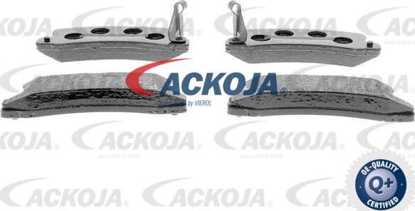 ACKOJA A70-0051 - Комплект спирачно феродо, дискови спирачки vvparts.bg