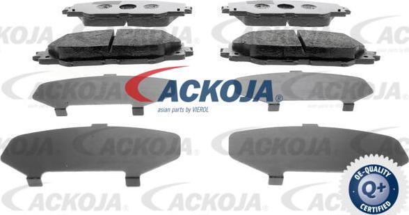 ACKOJA A70-0029 - Комплект спирачно феродо, дискови спирачки vvparts.bg
