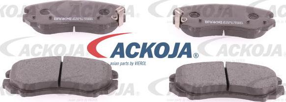 ACKOJAP A52-2108 - Комплект спирачно феродо, дискови спирачки vvparts.bg