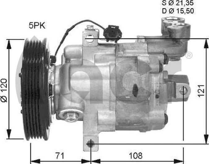 ACR 134528G - Компресор, климатизация vvparts.bg