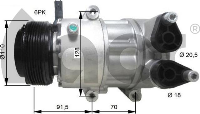 ACR 135144 - Компресор, климатизация vvparts.bg