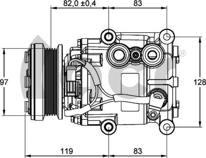 ACR 135104 - Компресор, климатизация vvparts.bg