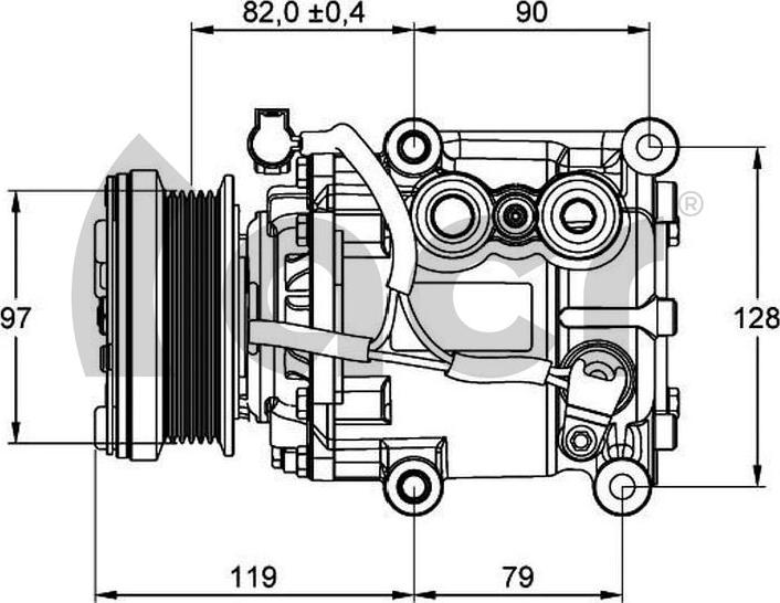 ACR 135103 - Компресор, климатизация vvparts.bg