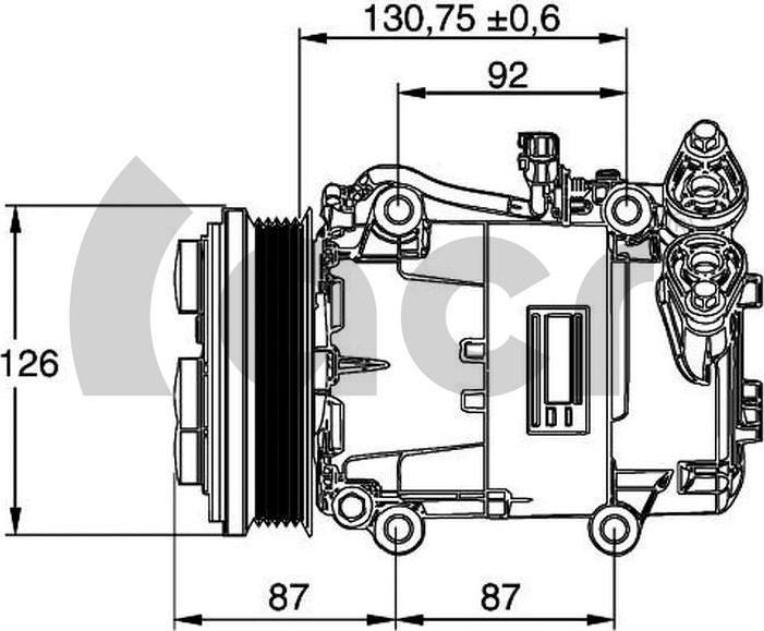 ACR 135134 - Компресор, климатизация vvparts.bg