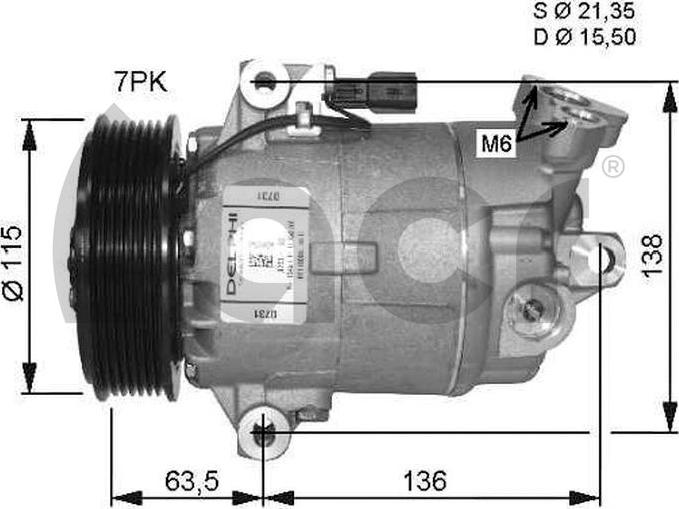 ACR 133149R - Компресор, климатизация vvparts.bg