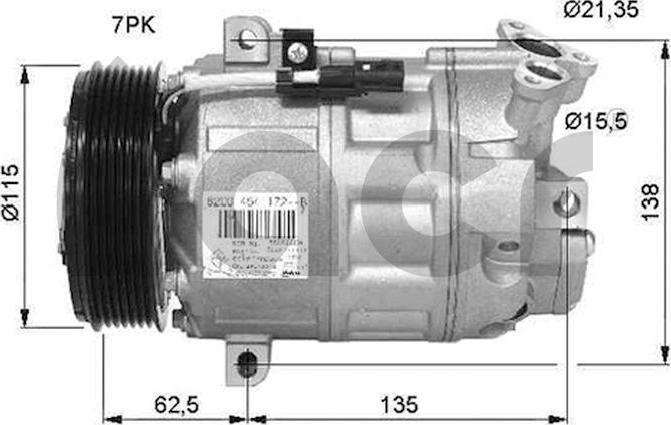 ACR 132914G - Компресор, климатизация vvparts.bg