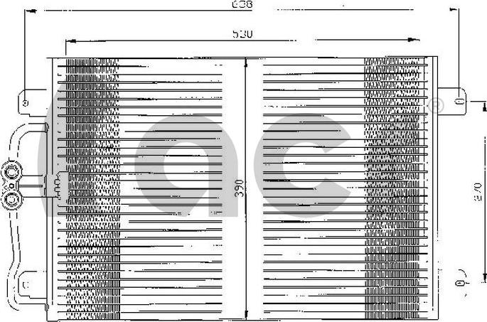 ACR 300458 - Кондензатор, климатизация vvparts.bg