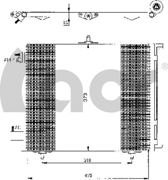 ACR 300433 - Кондензатор, климатизация vvparts.bg