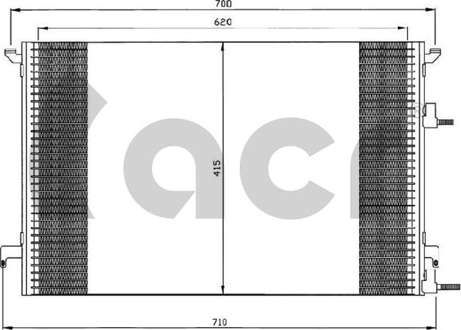 ACR 300558 - Кондензатор, климатизация vvparts.bg