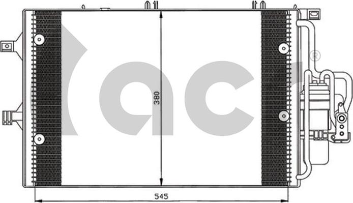 ACR 300589 - Кондензатор, климатизация vvparts.bg