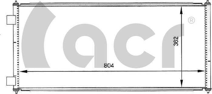 ACR 300063 - Кондензатор, климатизация vvparts.bg