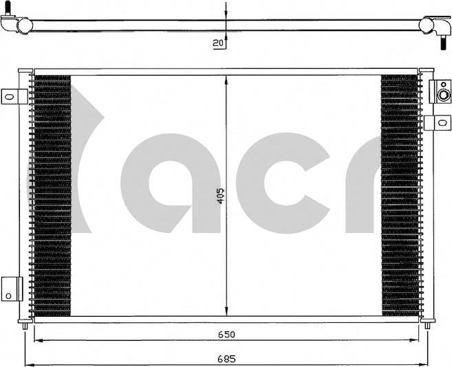 ACR 300067 - Кондензатор, климатизация vvparts.bg