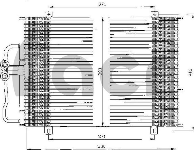 ACR 300087 - Кондензатор, климатизация vvparts.bg