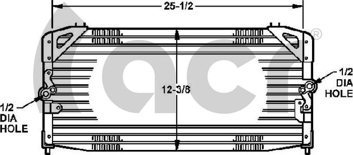 ACR 300076 - Кондензатор, климатизация vvparts.bg