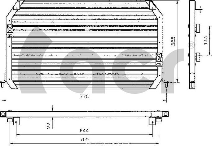 ACR 300071 - Кондензатор, климатизация vvparts.bg