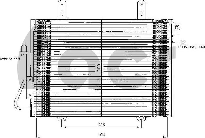 ACR 300383 - Кондензатор, климатизация vvparts.bg