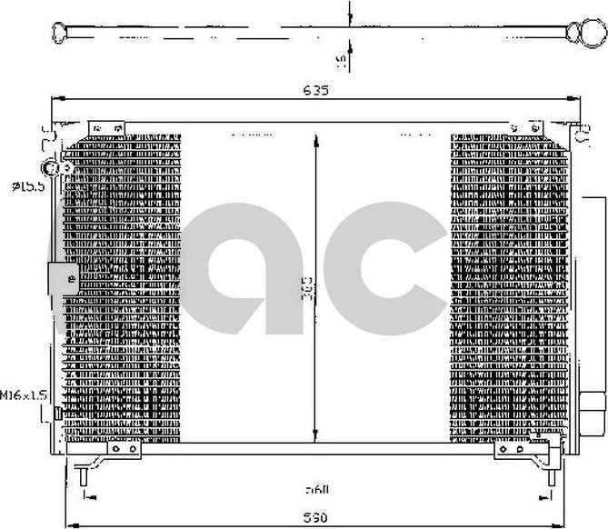 ACR 300371 - Кондензатор, климатизация vvparts.bg