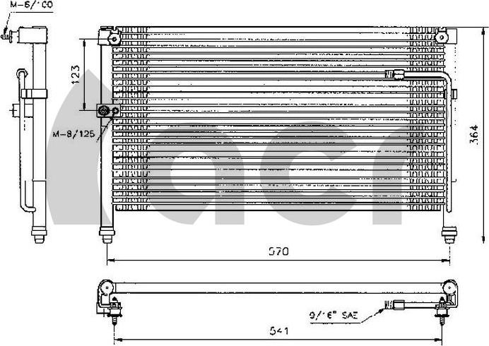 ACR 300239 - Кондензатор, климатизация vvparts.bg