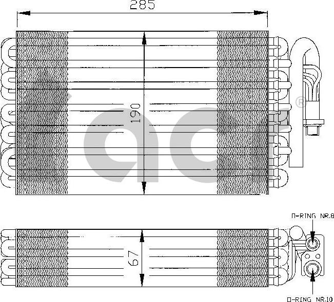 ACR 310013 - Изпарител, климатична система vvparts.bg