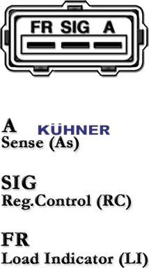 AD Kühner 553461RI - Генератор vvparts.bg