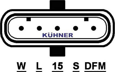 AD Kühner 553681RI - Генератор vvparts.bg