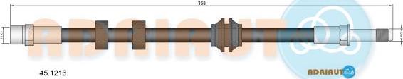 Adriauto 45.1216 - Спирачен маркуч vvparts.bg