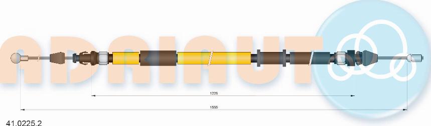 Adriauto 41.0225.2 - Жило, ръчна спирачка vvparts.bg