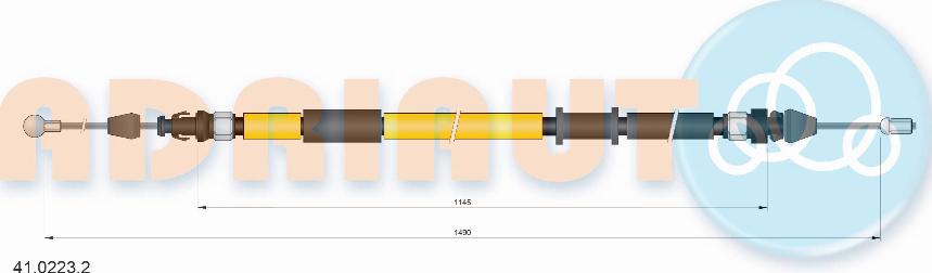 Adriauto 41.0223.2 - Жило, ръчна спирачка vvparts.bg