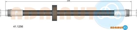 Adriauto 41.1256 - Спирачен маркуч vvparts.bg