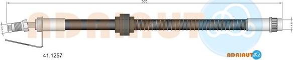 Adriauto 41.1257 - Спирачен маркуч vvparts.bg