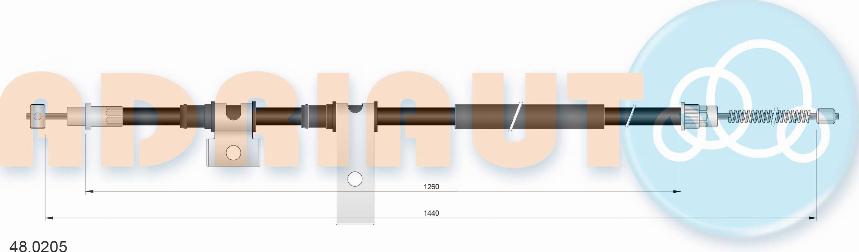 Adriauto 48.0205 - Жило, ръчна спирачка vvparts.bg