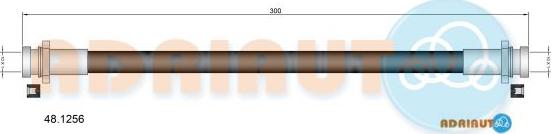 Adriauto 48.1256 - Спирачен маркуч vvparts.bg