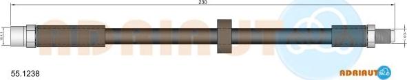 Adriauto 55.1238 - Спирачен маркуч vvparts.bg