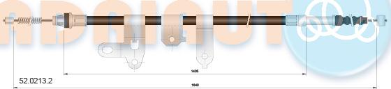 Adriauto 52.0213.2 - Жило, ръчна спирачка vvparts.bg