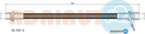 Adriauto 52.1251.2 - Спирачен маркуч vvparts.bg