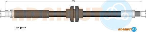 Adriauto 57.1237 - Спирачен маркуч vvparts.bg