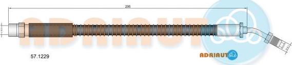 Adriauto 57.1229 - Спирачен маркуч vvparts.bg