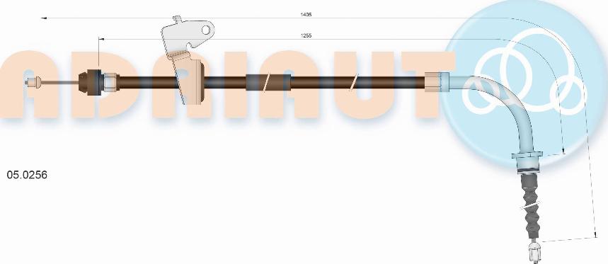 Adriauto 05.0256 - Жило, ръчна спирачка vvparts.bg