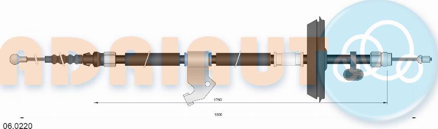 Adriauto 06.0220 - Жило, ръчна спирачка vvparts.bg