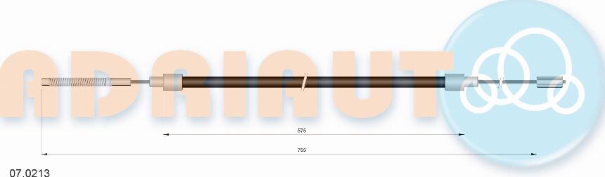 Adriauto 07.0213 - Жило, ръчна спирачка vvparts.bg