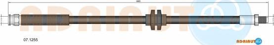 Adriauto 07.1255 - Спирачен маркуч vvparts.bg