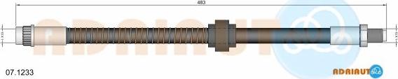 Adriauto 07.1233 - Спирачен маркуч vvparts.bg