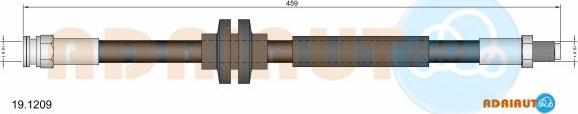 Adriauto 19.1209 - Спирачен маркуч vvparts.bg