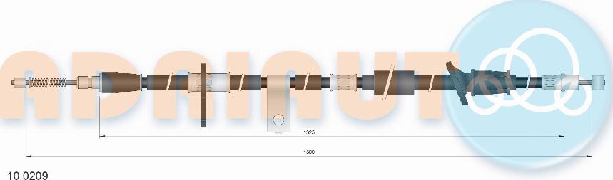 Adriauto 10.0209 - Жило, ръчна спирачка vvparts.bg