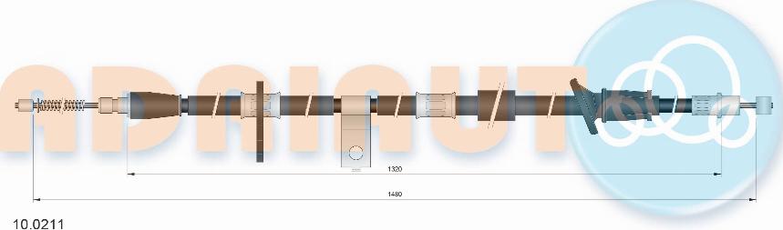 Adriauto 10.0211 - Жило, ръчна спирачка vvparts.bg