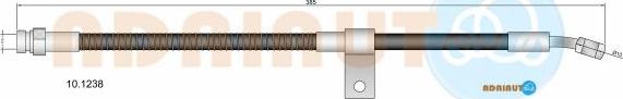 Adriauto 10.1238 - Спирачен маркуч vvparts.bg