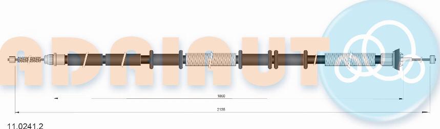 Adriauto 11.0241.2 - Жило, ръчна спирачка vvparts.bg